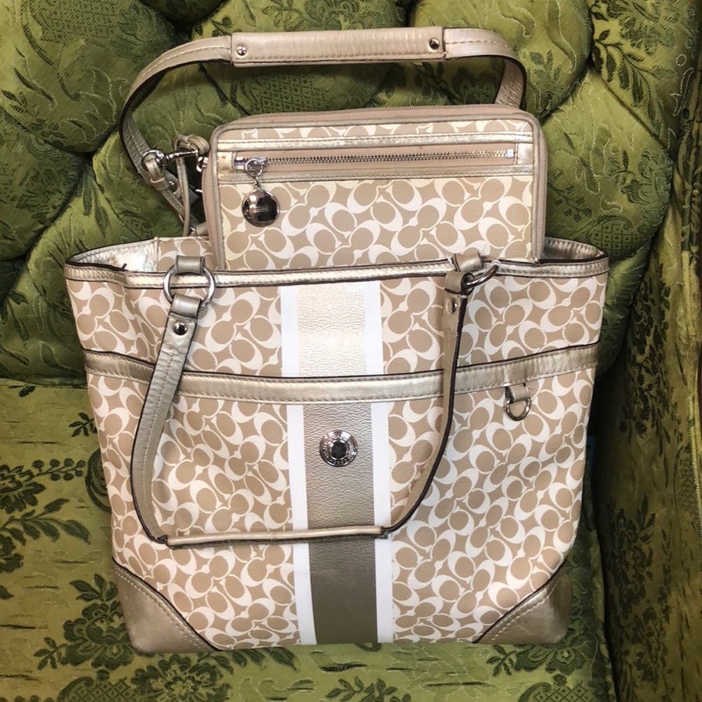 Coach handbag and wallet